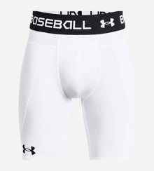 UA Boy's Utility Pro Sliding Shorts w/Cup