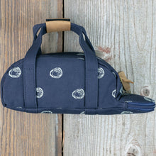 Baseballism Glove Toiletry Bag - Blue/Grey Canvas