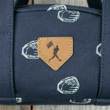 Baseballism Glove Toiletry Bag - Blue/Grey Canvas