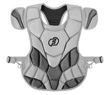 Force3 Catcher NOCSAE Certified Chest Protector with Dupont Grey/Black Adult