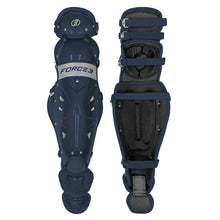 Force3 Catcher Shin Guards Navy/Grey Adult