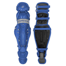 Force3 Catcher Shin Guards Royal/Grey Adult
