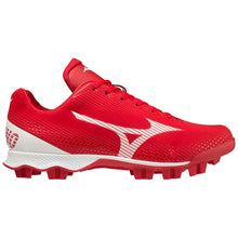 Mizuno Wave Lightrevo TPU Mens Low Cleat Red/White 6