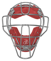 Force3 Traditional Defender Mask Silver/Red