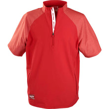 Rawlings Adult Colorsync Short Sleeve Cage Jacket Scarlet Small