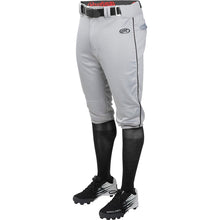 Rawlings Knicker Launch Pant with Pipe Adult and Youth Adult Small Grey/Black