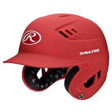 Rawlings R16/Velo 1-Tone Baseball Helmet Sr Matte Red