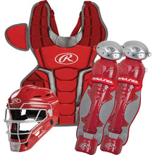 Rawlings Renegade 2.0 Adult Catcher's Set Red/Silver