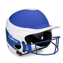 Rip-It Vision Pro Matte Two-Tone Matte Softball Batting Helmet Royal Small / Medium