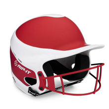 Rip-It Vision Pro Matte Two-Tone Matte Softball Batting Helmet Scarlet Small / Medium