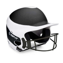 Rip-It Vision Pro Matte Two-Tone Matte Softball Batting Helmet Black X-Large