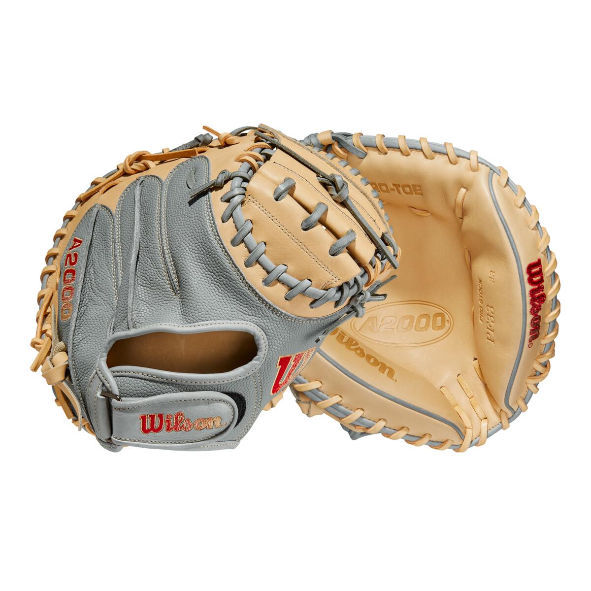 Wilson A2000 Pedroia Fit PF33 Blonde/Grey/Red 33"-RHT