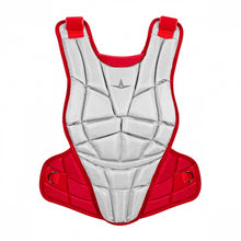 All-Star AFX Fastpitch Chest Pad White/Scarlet Small