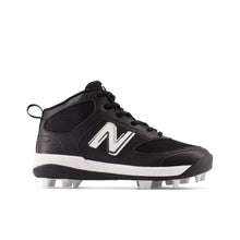 New Balance J3000v6 Youth Mid Molded Rubber Cleats Black 4.5 Standard