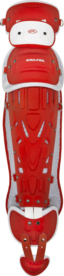 Rawlings Pro Preferred Series 16.5" Leg Guards Scarlet