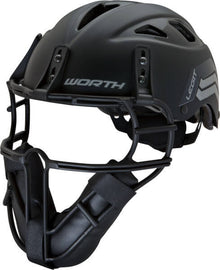 Worth Softball Pitchers Helmet/Mask LGTPH-Black
