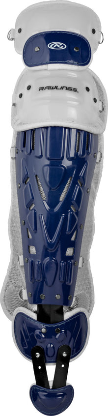 Rawlings Velo Adult 16.5" Leg Guard Navy/White