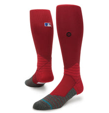 Stance MLB Diamond Pro OTC Socks Dark Red L