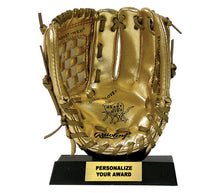 Rawlings Minature Gold Glove Award w/Stand