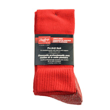 Rawlings 2-Pack Arch Support Socks Scarlet L