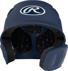 Rawlings R16 Velo Helmet - 1 Tone Matte Reversible EXT - SR Matte Navy