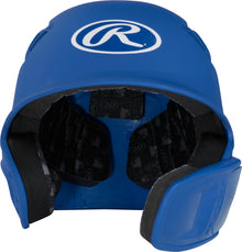 Rawlings R16 Velo Helmet - 1 Tone Matte Reversible EXT - SR Matte Royal