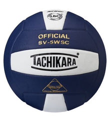 Tachikara Sensi-Tec Color Composite Leather Volleyball Navy/White