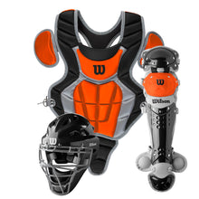 Wilson C200 Catcher's Gear Kits Youth Orange