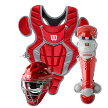 Wilson C200 Catcher's Gear Kits Youth Scarlet