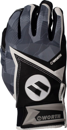Worth Pro Series Batting Gloves - Black Small
