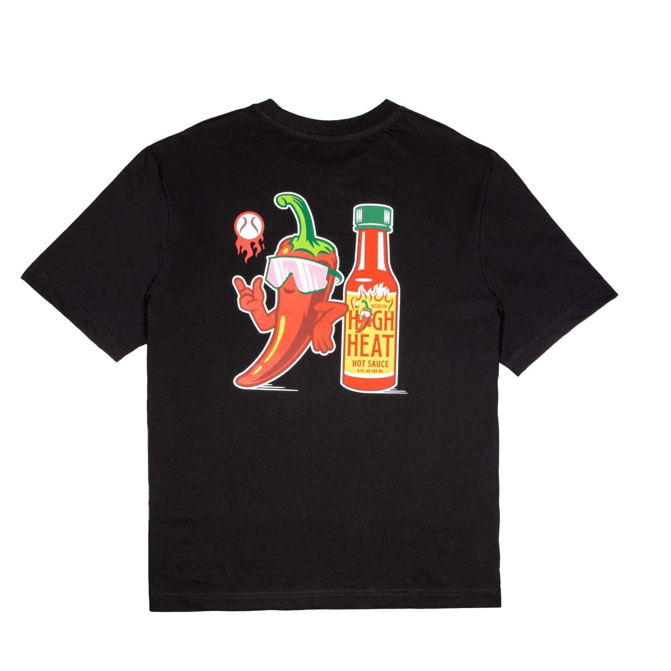 Baseballism High Heat Black T-Shirt