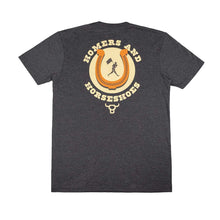 Baseballism Homers and Horseshoes Charcoal T-Shirt