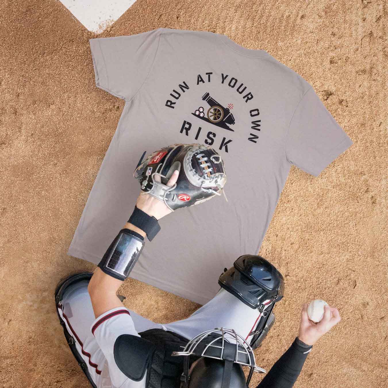 Baseballism Run At Your Own Risk T-Shirt