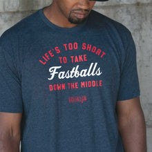 Baseballism Life's Too Short Navy Men's T-Shirt