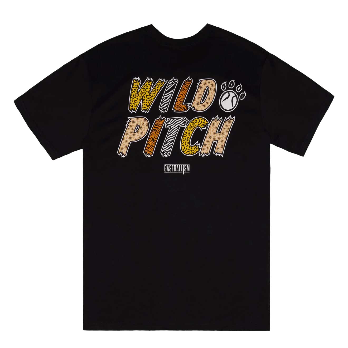 Baseballism Wild Pitch Black T-Shirt