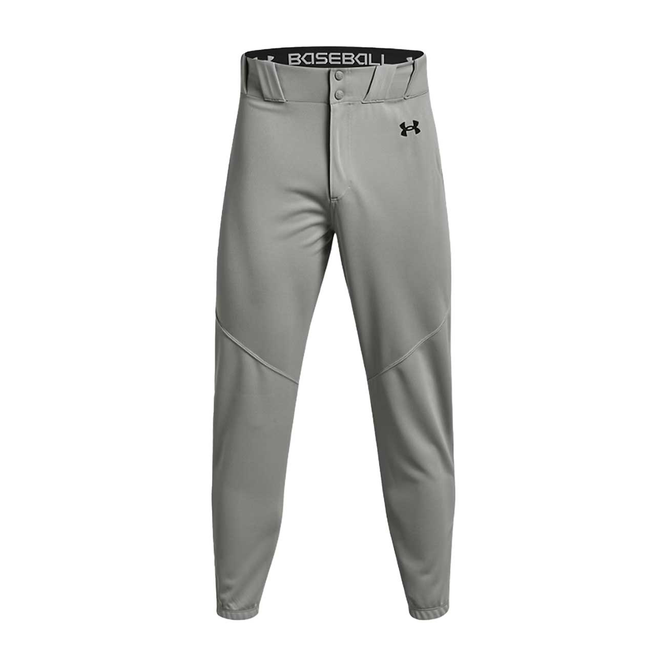 UA Mens Utility Tapered Baseball Pants Grey Small