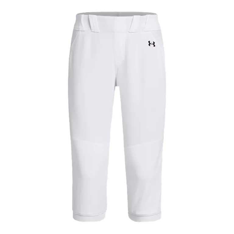 UA Womens Utility Pro Softball Pants White Small