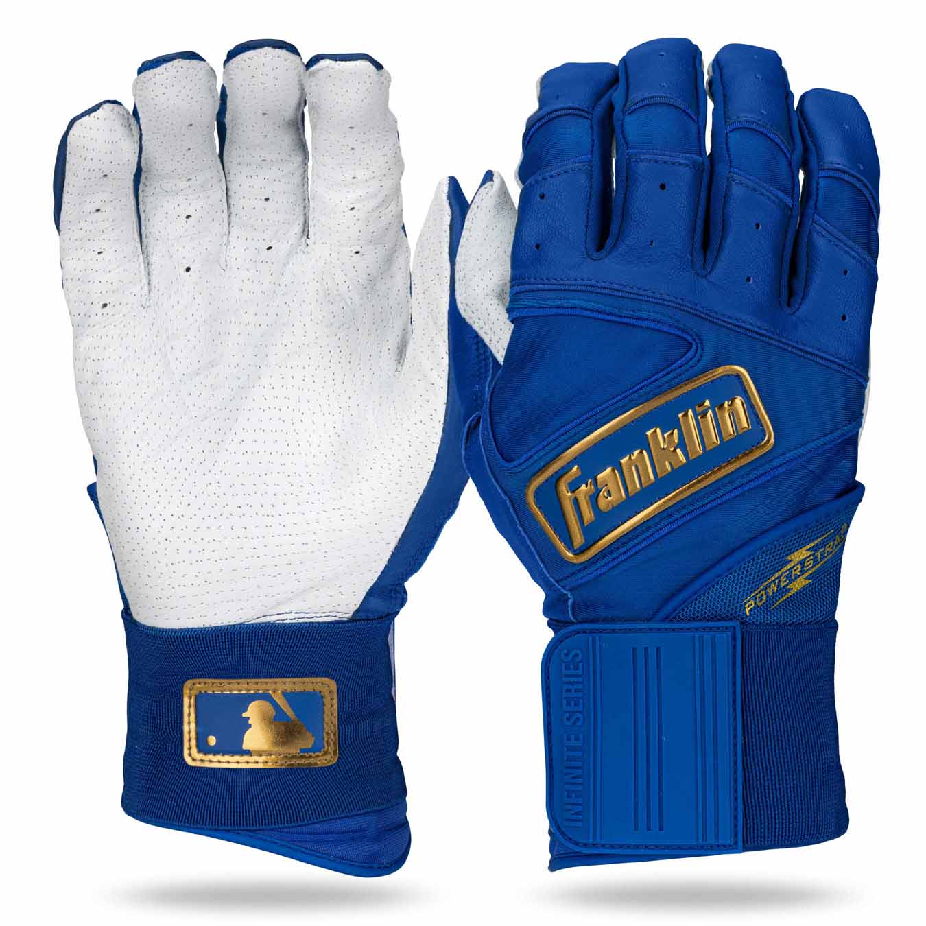 Gants De Baseball Franklin PRO CHROME CFX PRO - Noir/Bleu - Taille XL - Édition Rickwood Field