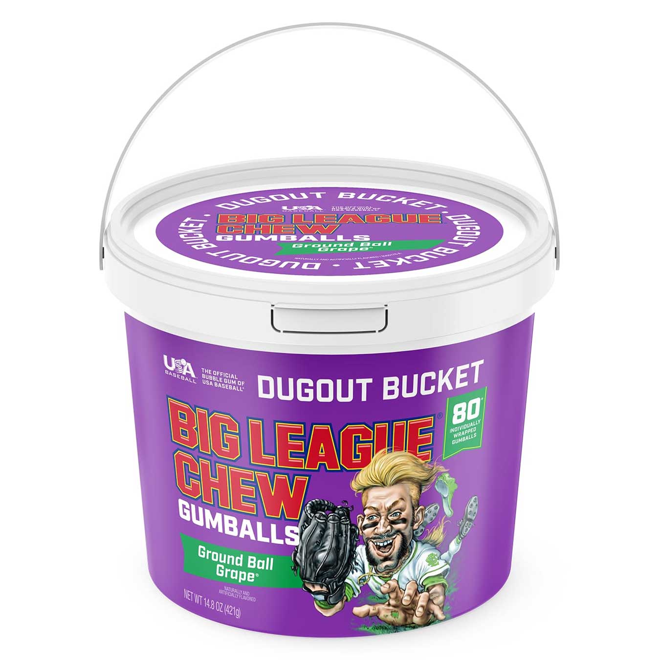 Big League Chew Bucket Grape-80 count