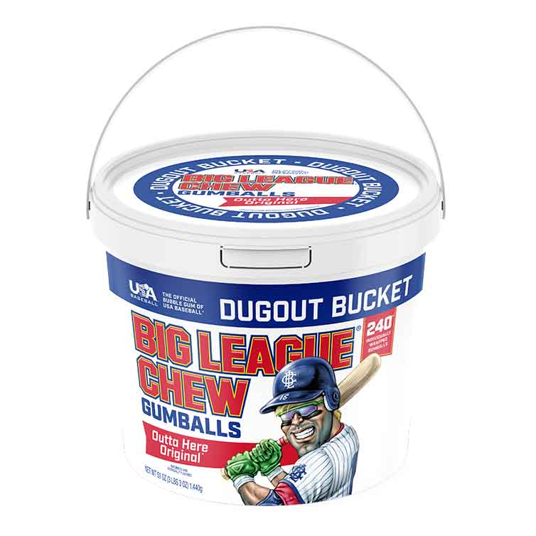 Big League Chew Bucket Original-80 count