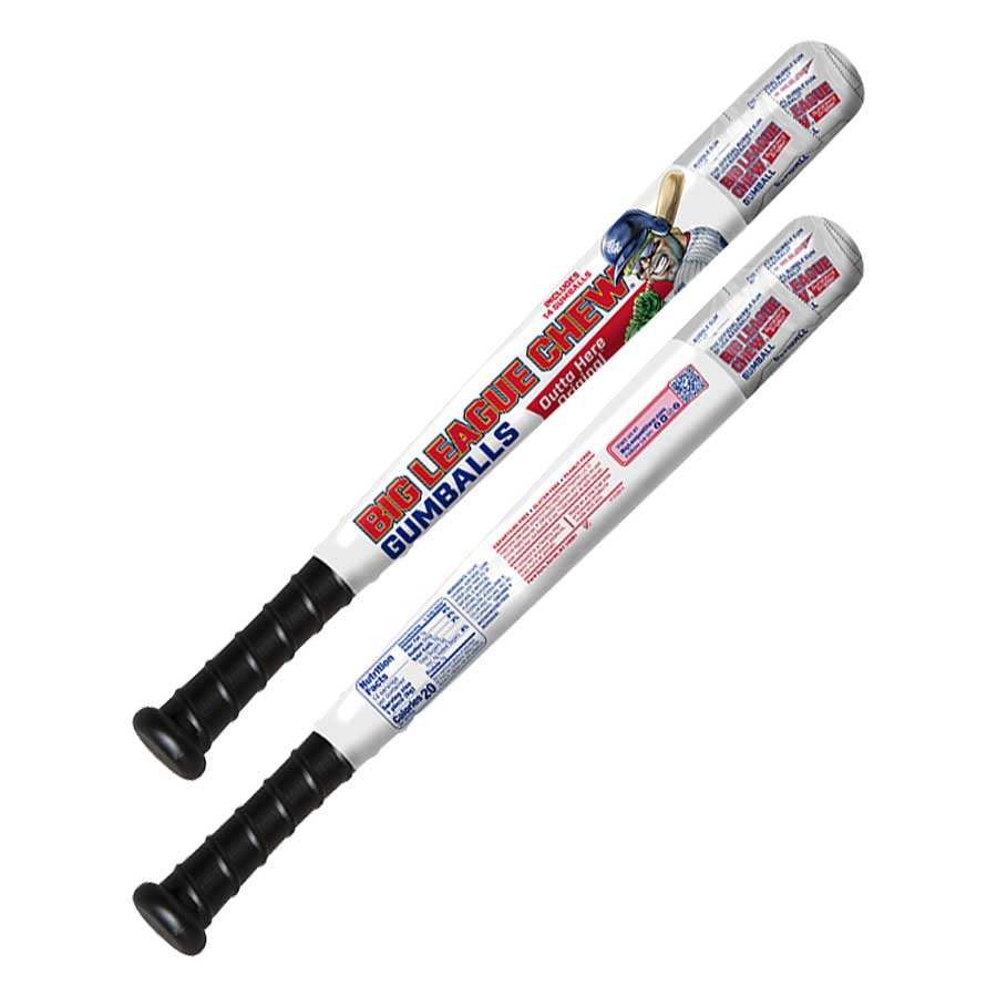 Big League Chew Bat w/Gumballs