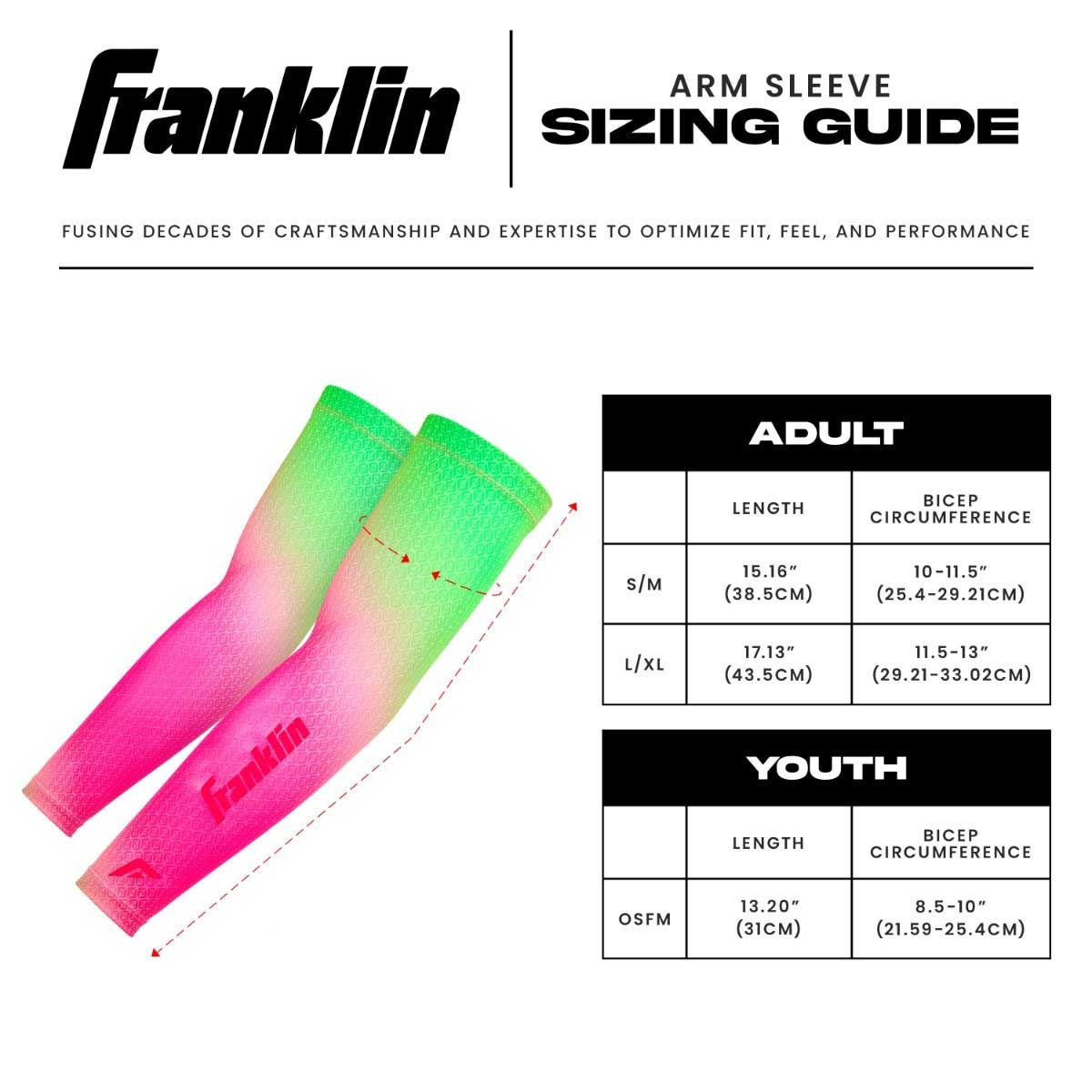 Franklin Premium Compression Adult Arm Sleeve-Set