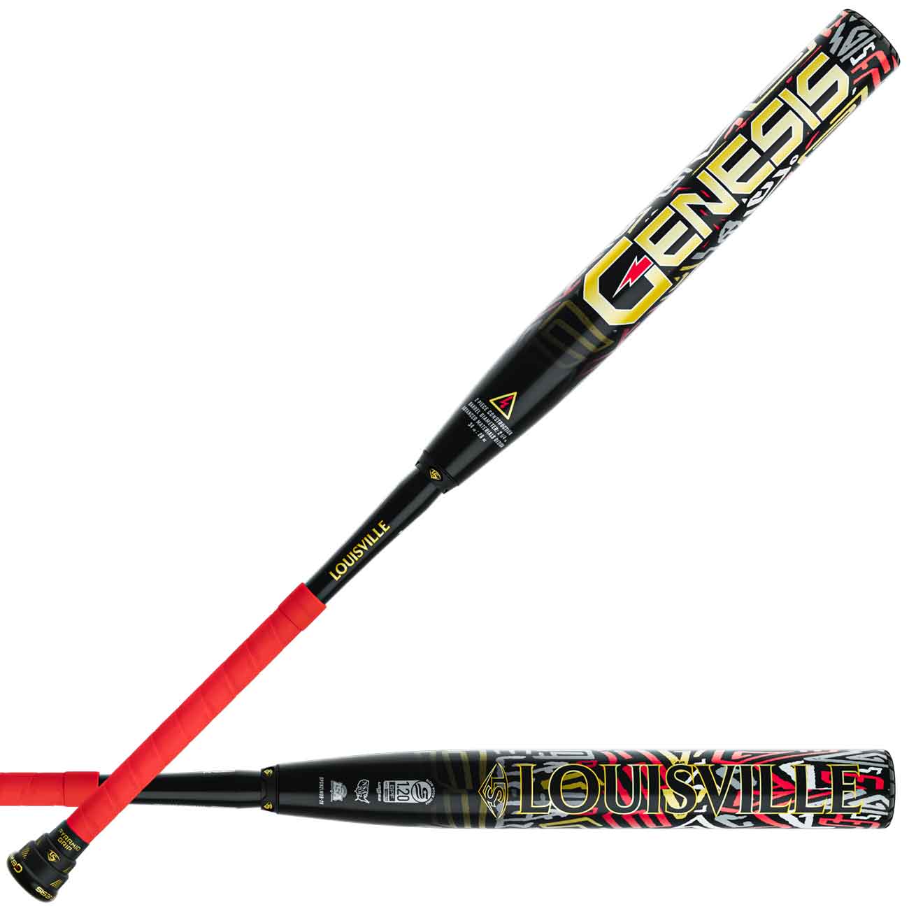 Louisville Slugger Genesis 'Iron Man' 2-PC Balanced 13" USSSA