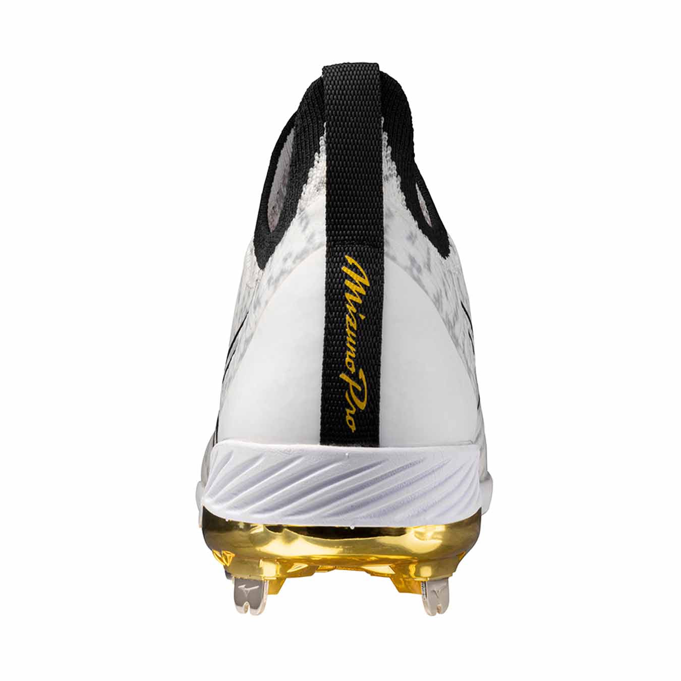 Mizuno Pro Knit 2 Metal White/Gold Cleats