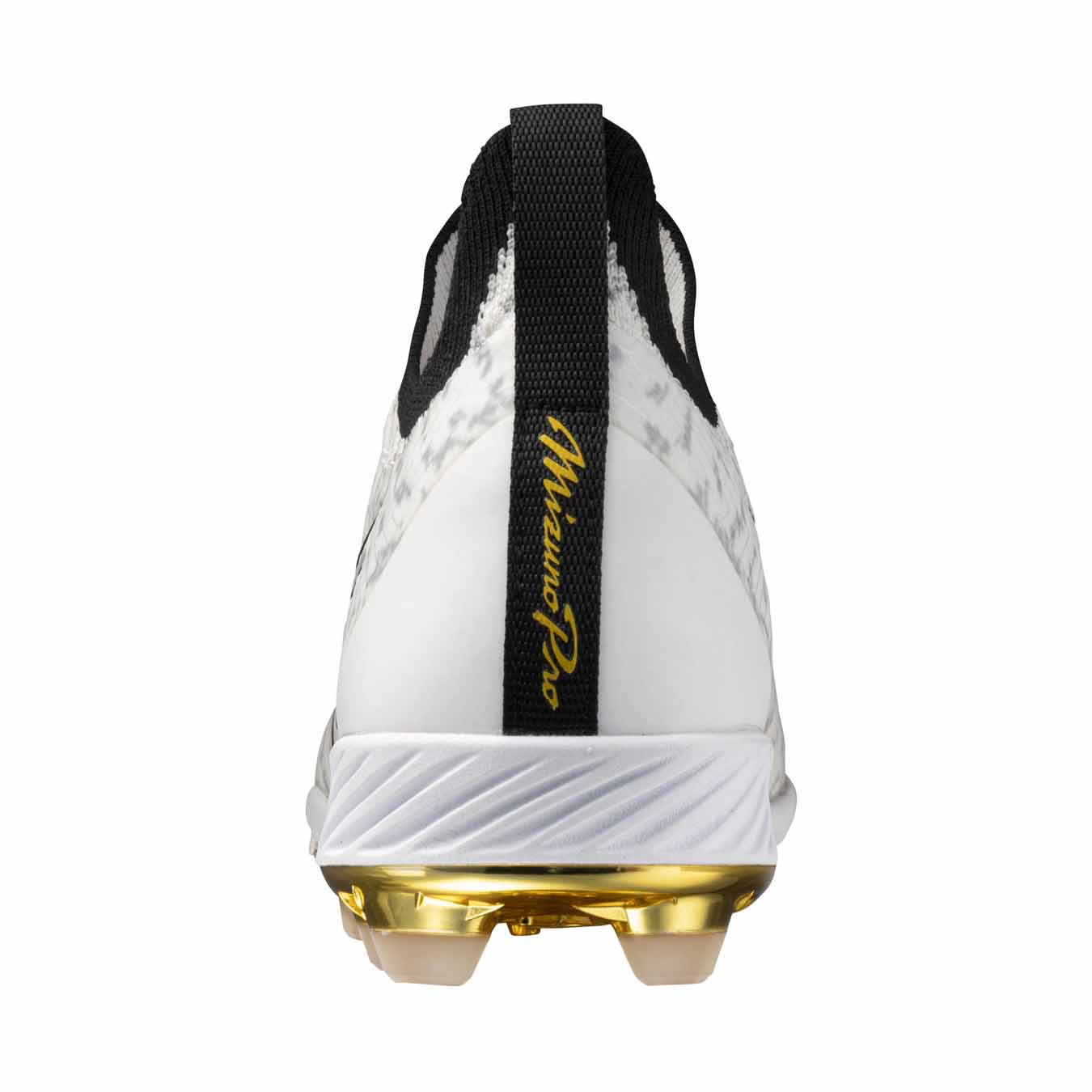 Mizuno Pro Knit 2 TPU White/Gold Cleats