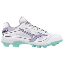 Mizuno Cushionrevo Finch TPU Womens Cleats White/Lavender 6