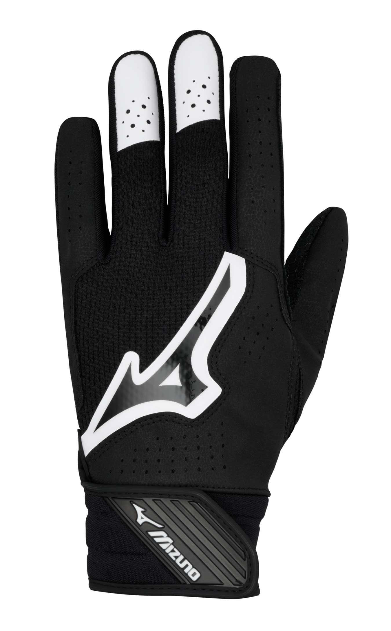 Mizuno Pro Select Faspitch Batting Gloves Black/White X-Small