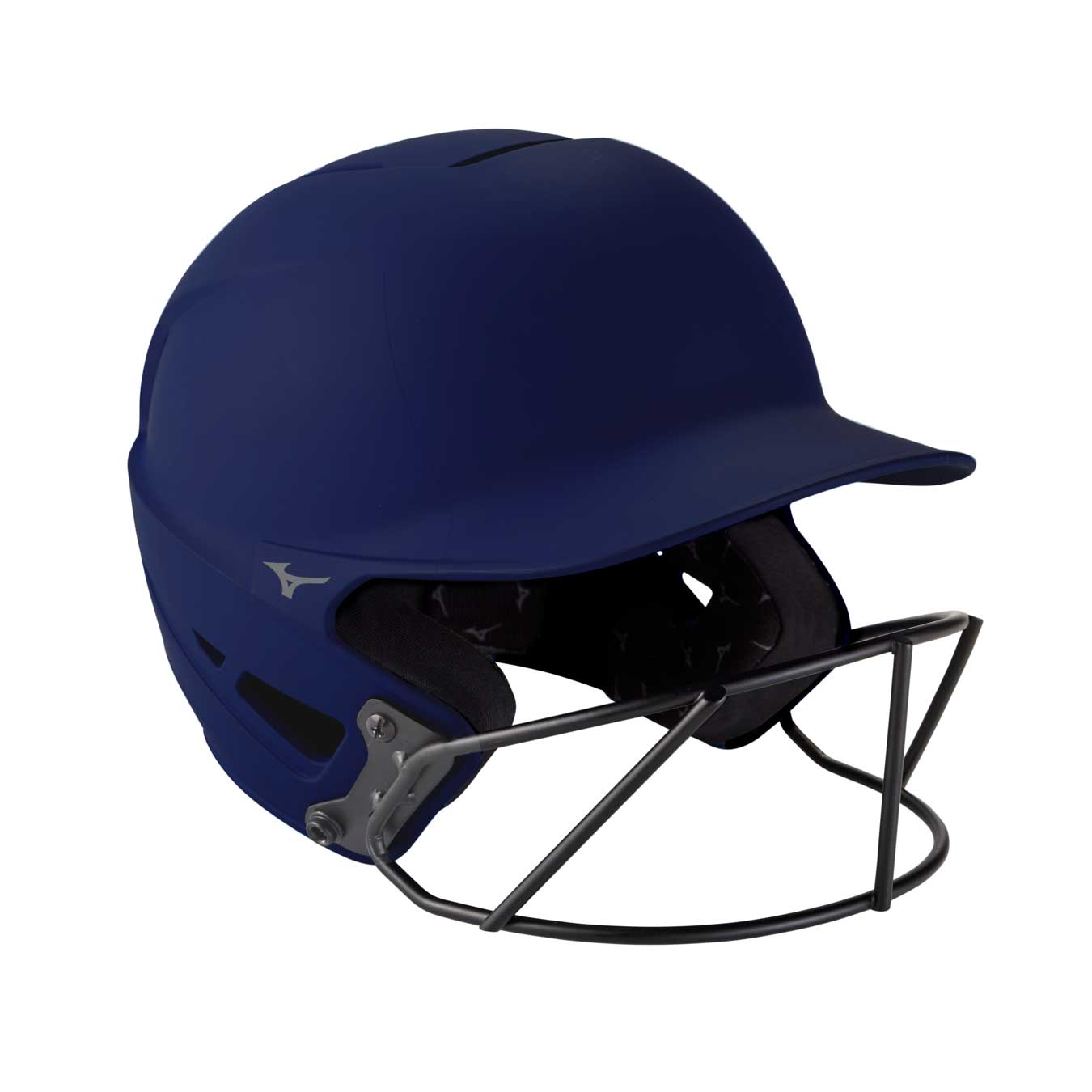 Mizuno F6 BT Helmet Solid w/ Facemask Navy Small / Medium