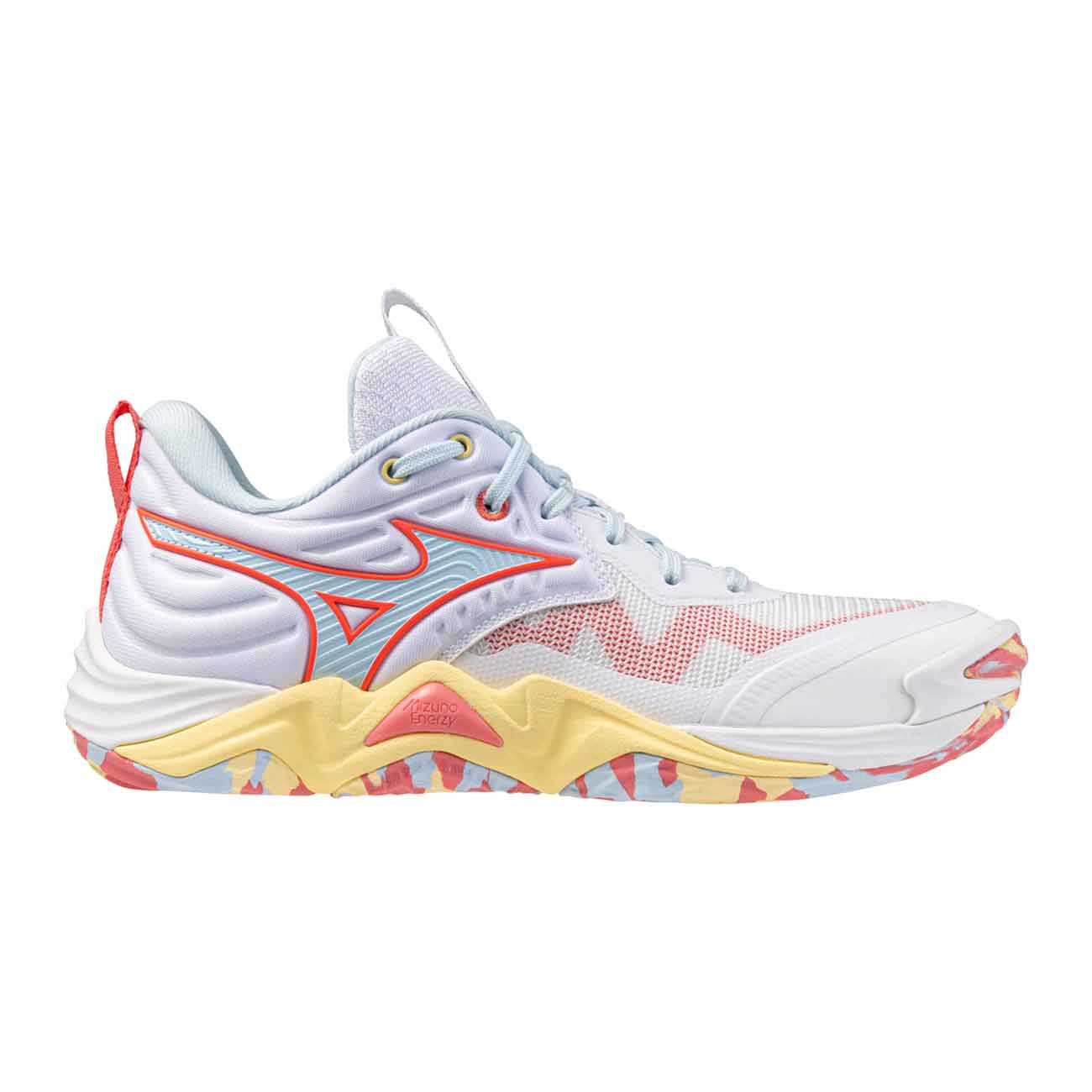 Mizuno Wave Momentum 4 Elite Women's VB Shoes White/Calypso Coral 7