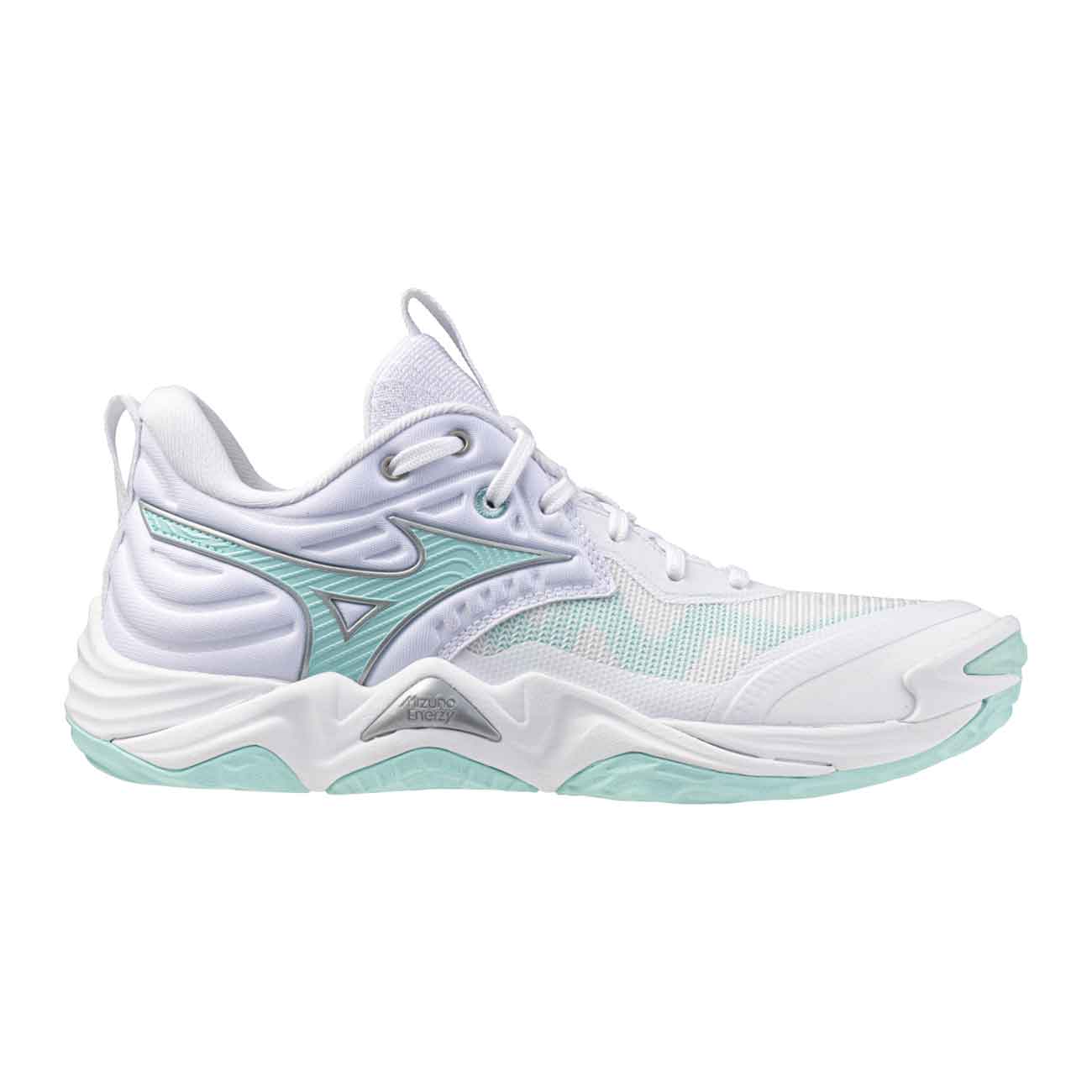 Mizuno Wave Momentum 4 Elite Women's VB Shoes White/Turquoise 7